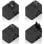 AISENS GaN Universal-Reiseadapter 2xUSB-A QC3.0 2xUSB-C PD3.0 25W Schwarz