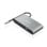 AISENS ASUC-8P010-GR Dock USB-C 8-em-1 com HDMI 4K, PD 100W e Gigabit LAN Alumínio