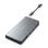 Aisens ASUC-8P015-GR Dock USB-C 8-em-1 HDMI 4K, RJ45, 3xUSB-A, SD/MicroSD, PD 100W Cinzento