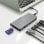 Aisens ASUC-8P015-GR Dock USB-C 8-em-1 HDMI 4K, RJ45, 3xUSB-A, SD/MicroSD, PD 100W Cinzento