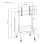 Soporte de suelo Aisens STS86TWM-048 para TV 37-86?, acero, madera, ajuste altura, ruedas