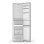Frigorífico Hisense Combi No Frost 201cm 336L A Inox Puertas Reversibles Rápido Enfriamiento
