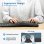 Ewent EW3290 Teclado de Membrana Ergonómico Sem Fios Bluetooth + RF com Apoio de Pulsos (ES)