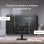 TD Systems P30X25M44 Suporte de Secretária para TV 32-50″ VESA 400x400mm com Base de Vidro Máx.30kg