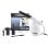 Compu Cleaner IT Dusters 500W 240V Negro Blanco con 6 cepillos