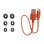 Auriculares JBL Wave Buds inalámbricos True Wireless Bluetooth IP54 con micrófono integrados, negros