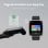 Amazfit Active 2 Square Premium NFC Smartwatch 1.75" AMOLED Zafiro GPS Plata con 2 Correas