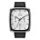 Amazfit Active 2 Square Premium NFC Smartwatch 1.75" AMOLED Zafiro GPS Plata con 2 Correas