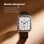Amazfit Active 2 Square Premium NFC Smartwatch 1.75" AMOLED Zafiro GPS Plata con 2 Correas