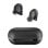 Cuffie intrauricolari wireless Bluetooth 5.0 BOYA con microfono e custodia USB-C (nere)
