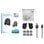 Cuffie intrauricolari wireless Bluetooth 5.0 BOYA con microfono e custodia USB-C (nere)