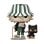 Figura coleccionable Funko Kisuke Urahara y Yoruichi Shihoin Bleach Vinilo 114mm Pack 2 Multicolor