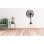 Ventilador de pie Taurus Forest 50W altura ajustable 130cm oscilación silencioso negro/madera