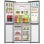 Frigorífico Hisense Puerta americana 178,5cm 499L E Inox WiFi Multi-Air Flow