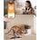 Oneisall 3.5L Alimentatore automatico Bianco Wireless WiFi App Controllo Porzioni precise