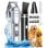 Oneisall Kit Cortapelos Perros y Mascotas 2 en 1 Inalámbrico IPX7 8 Peines Cuchillas Profesionales