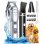 Oneisall Kit Cortapelos Perros y Mascotas 2 en 1 Inalámbrico IPX7 8 Peines Cuchillas Profesionales