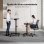 Escritorio Sense7 Móvil Altura Ajustable MDF 70x52cm Superficie Inclinable Ruedas Silenciosas