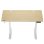 SENSE7 Nojo Escritorio Regulable Eléctrica con Motor 120x60 Blanco/Marrón claro