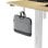 SENSE7 Nojo Escritorio Regulable Eléctrica con Motor 120x60 Blanco/Marrón claro