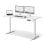 SENSE7 Nojo Escritorio Regulable Eléctrica con Motor 140x70 Blanco