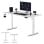 SENSE7 Nojo Escritorio Regulable Eléctrica con Motor 140x70 Blanco