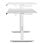 SENSE7 Nojo Escritorio Regulable Eléctrica con Motor 140x70 Blanco