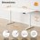 Escritorio Sense7 NOJO 120x60cm ajustable eléctrico 70kg acero MDF silencioso 3 memorias