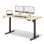 SENSE7 Nojo Escritorio Regulable Eléctrica con Motor 140x70 Blanco/Marrón claro