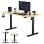 SENSE7 Nojo Escritorio Regulable Eléctrica con Motor 140x70 Blanco/Marrón claro