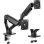 Soporte para monitor Sense7 HANG DOUBLE 2 Brazos Ajustables Negro Gestión de cables VESA 32”