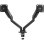 Soporte para monitor Sense7 HANG DOUBLE 2 Brazos Ajustables Negro Gestión de cables VESA 32”