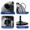 Ventilateur sur pied en métal ProfiCare VL 3064 MS BK 50 W 40 cm 3 vitesses oscillantes