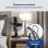 Ventilateur ProfiCare 25 cm Noir mat métallisé 30 W Oscillation silencieuse