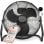 Ventilador de pie ProfiCare VL 3065 WM 100W 40cm Retro Silencioso Metal