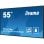 Monitor profesional iiyama 54.6? 4K UHD IPS 800cd/m² Android 11 Wi-Fi 4GB/32GB