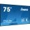 iiyama LH7575UHS-B1AG 75″ 4K UHD IPS 500cd/m² HDMI DP USB Android 11 WiFi 24/7-Display