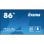 Pantalla iiyama LH8665UHSB-B1 86? 4K UHD 800 cd/m² Android 11 WiFi 24/7 IPS
