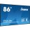 Monitor de señalización digital iiyama 85.6? 4K UHD IPS 500 nits Android 11 4GB/32GB