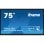 Monitor Interactivo iiyama PROLITE TE7514MIS-B2AG 75" 4K Android 13 Touch Wi-Fi PureTouch-IR