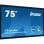 Monitor Interactivo iiyama PROLITE TE7514MIS-B2AG 75" 4K Android 13 Touch Wi-Fi PureTouch-IR