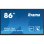 Pantalla interactiva iiyama PROLITE TE8614MIS-B2AG 86? 4K 50 puntos táctiles Android 13 WiFi