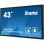 iiyama ProLite 43″ 4K Ultra HD IPS Android 11 Touch-Monitor 500cd/m² 40 Berührungen