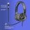 Auriculares NGS con cable USB-C y USB-A, micrófono flexible y filtrado de ruidos