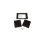 Lapara LA-00020110 Chassi Rack Mural 4U 600x450mm Preto