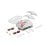 Ratón Gaming GENESIS Zircon XIII inalámbrico 26000 DPI Pixart PAW3395 RGB Blanco 77g