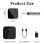 Adaptador Klack Inalámbrico para CarPlay y Android Auto Bluetooth 5.0 WiFi 5.8GHz