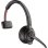 Auriculares POLY inalámbricos DECT y Bluetooth con cancelación de ruido y micrófono negro