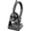 Auriculares Poly inalámbricos DECT estéreo con micrófono retractable y certificación Teams, negro