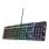 Teclado Trust GXT 871 Zora mecânico layout USA RGB alumínio full-size